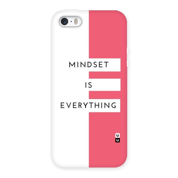 Mindset is Everything Back Case for iPhone SE