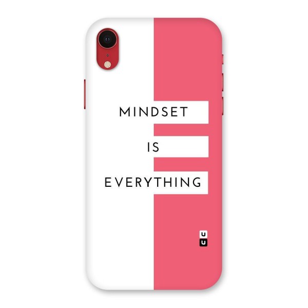 Mindset is Everything Back Case for iPhone XR