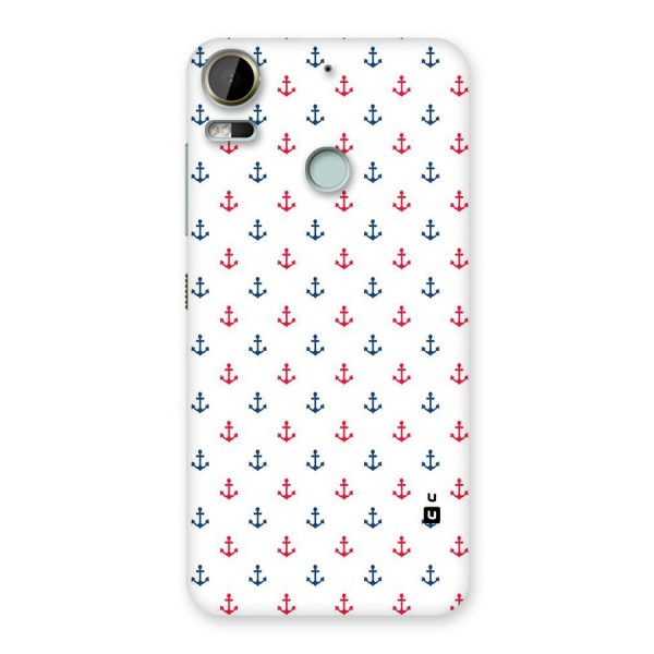 Minimal Anchor Pattern Back Case for Desire 10 Pro