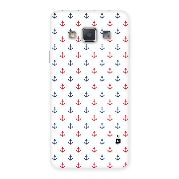 Minimal Anchor Pattern Back Case for Galaxy A3