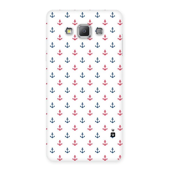 Minimal Anchor Pattern Back Case for Galaxy A7