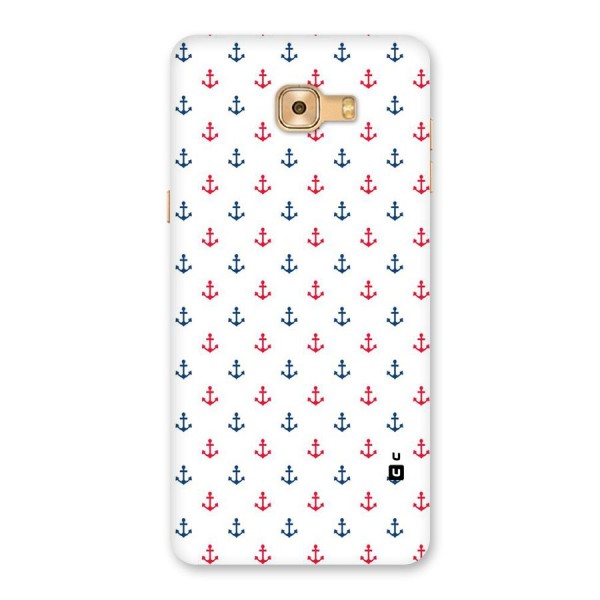 Minimal Anchor Pattern Back Case for Galaxy C9 Pro