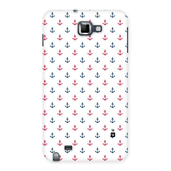 Minimal Anchor Pattern Back Case for Galaxy Note