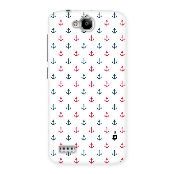 Minimal Anchor Pattern Back Case for Honor Holly