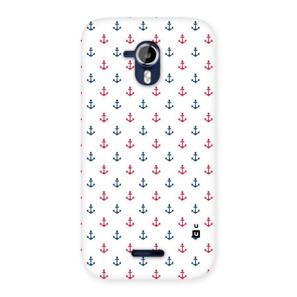 Minimal Anchor Pattern Back Case for Micromax Canvas Magnus A117