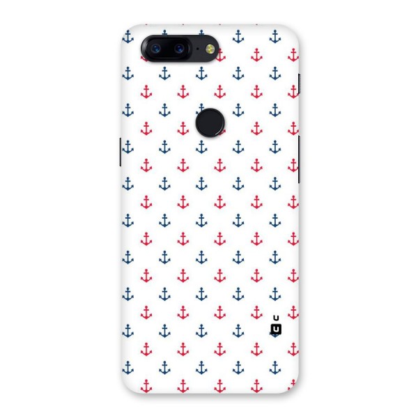 Minimal Anchor Pattern Back Case for OnePlus 5T