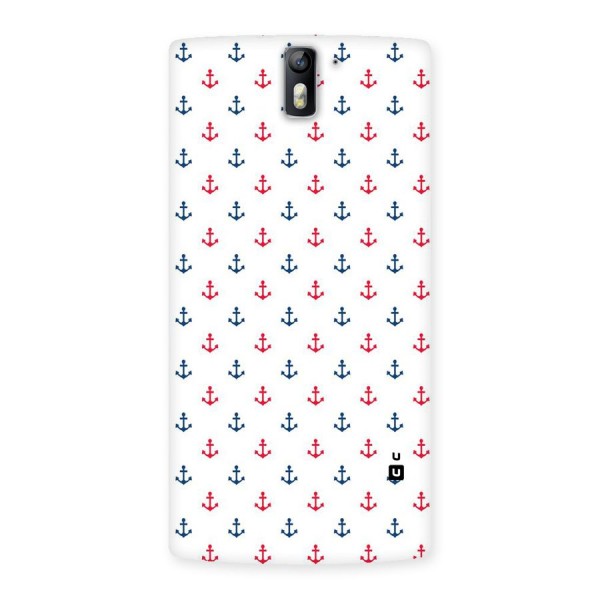 Minimal Anchor Pattern Back Case for One Plus One
