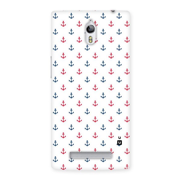 Minimal Anchor Pattern Back Case for Oppo Find 7