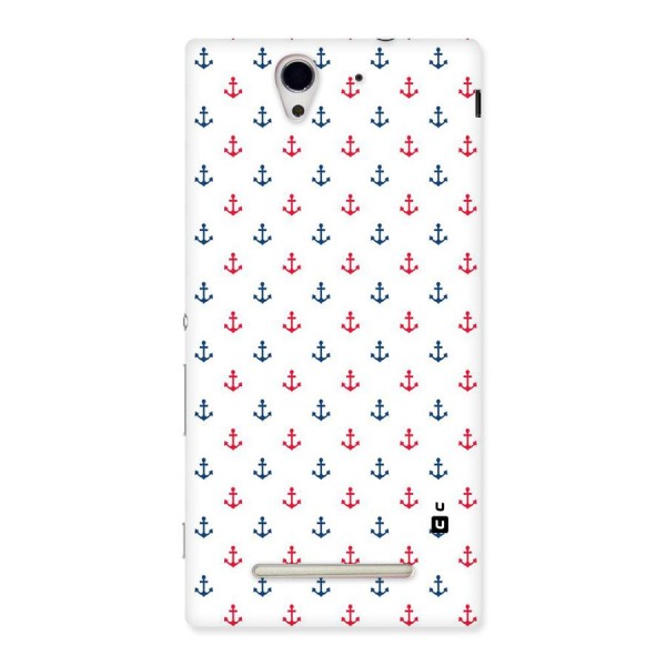 Minimal Anchor Pattern Back Case for Sony Xperia C3