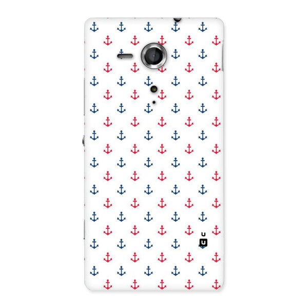 Minimal Anchor Pattern Back Case for Sony Xperia SP