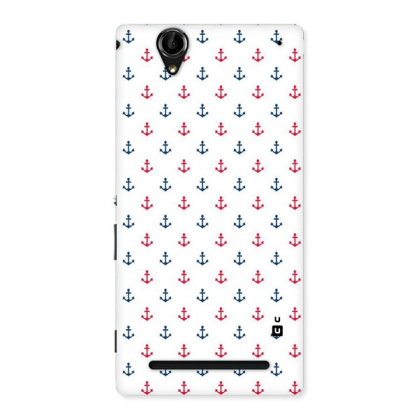 Minimal Anchor Pattern Back Case for Sony Xperia T2