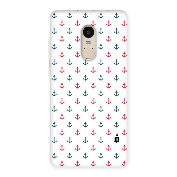 Minimal Anchor Pattern Back Case for Xiaomi Redmi Note 4