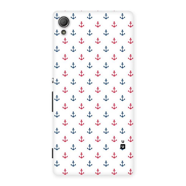 Minimal Anchor Pattern Back Case for Xperia Z3 Plus