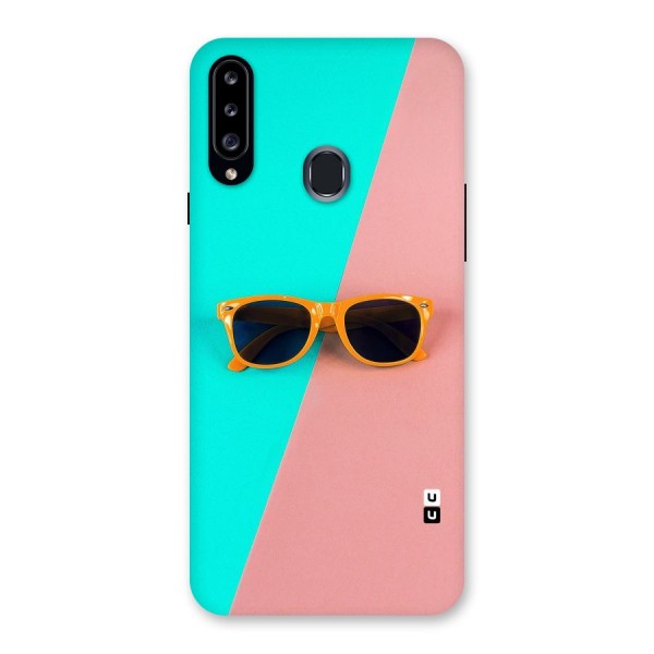 Minimal Glasses Back Case for Samsung Galaxy A20s