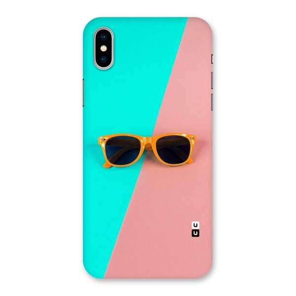 Minimal Glasses Back Case for iPhone XS