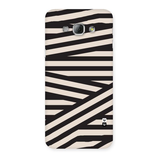 Monochrome Lines Back Case for Galaxy A8