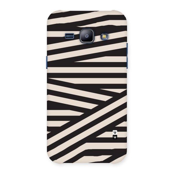 Monochrome Lines Back Case for Galaxy J1