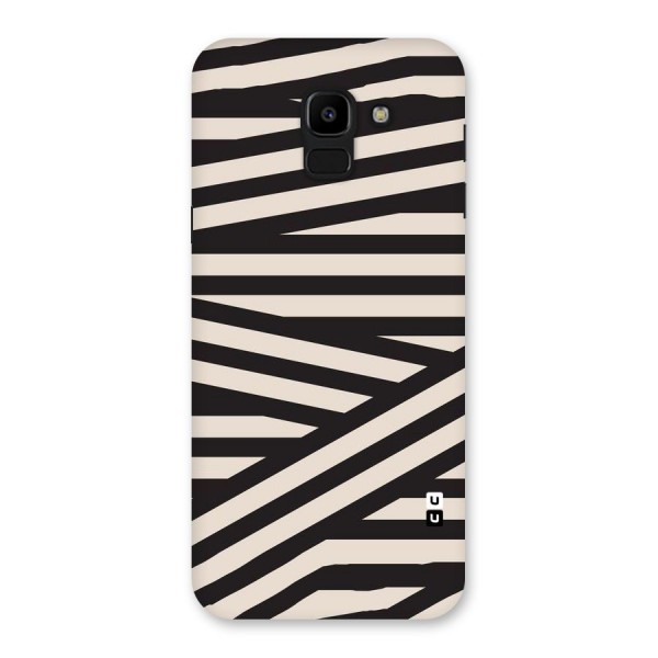 Monochrome Lines Back Case for Galaxy J6