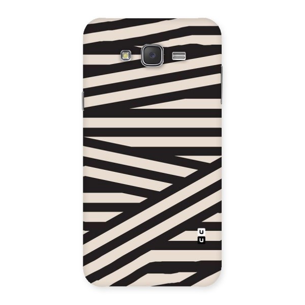 Monochrome Lines Back Case for Galaxy J7