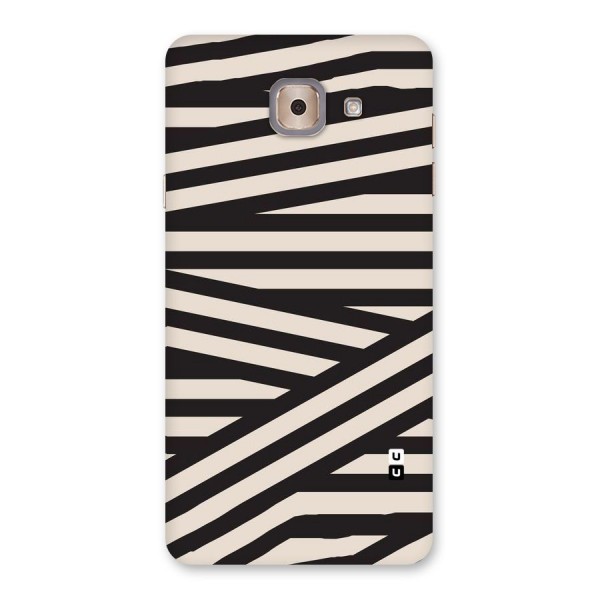 Monochrome Lines Back Case for Galaxy J7 Max