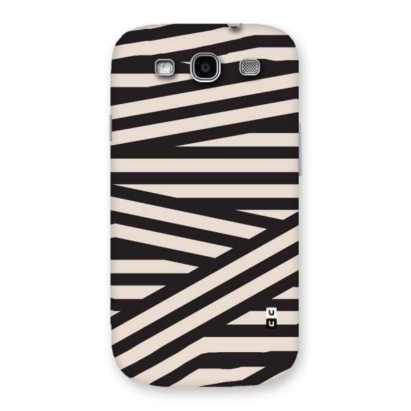 Monochrome Lines Back Case for Galaxy S3