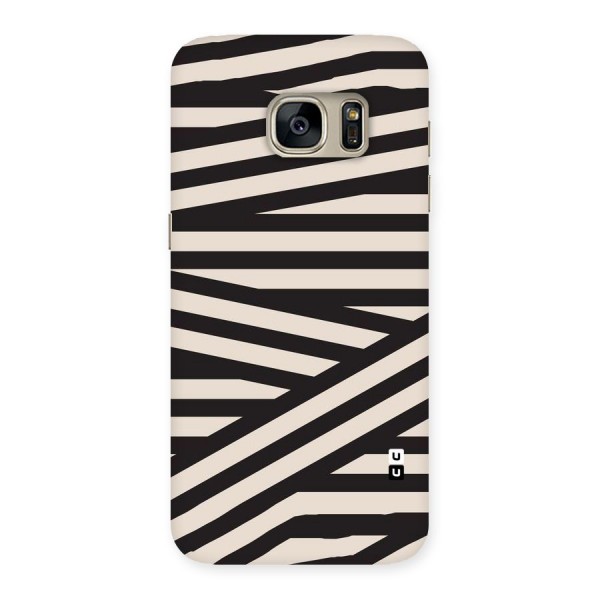 Monochrome Lines Back Case for Galaxy S7