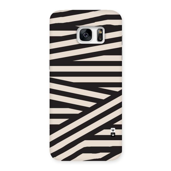 Monochrome Lines Back Case for Galaxy S7 Edge