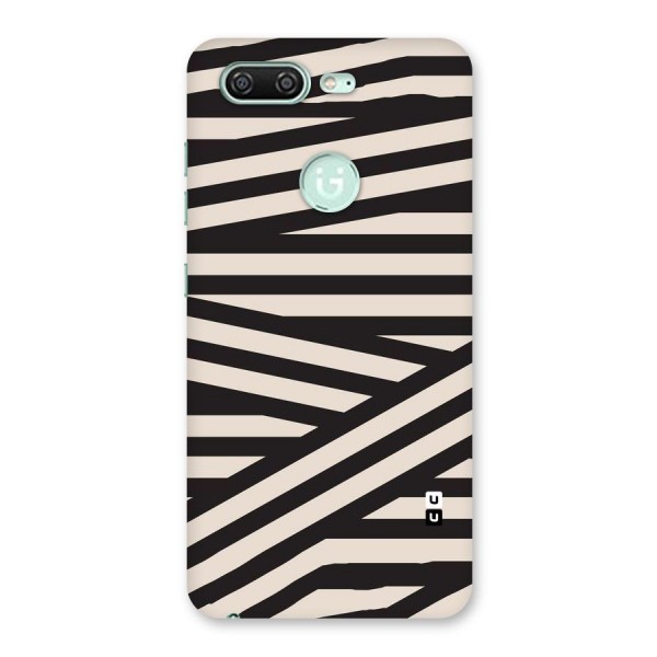 Monochrome Lines Back Case for Gionee S10