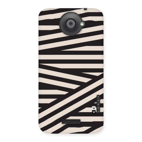 Monochrome Lines Back Case for HTC One X