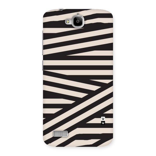 Monochrome Lines Back Case for Honor Holly