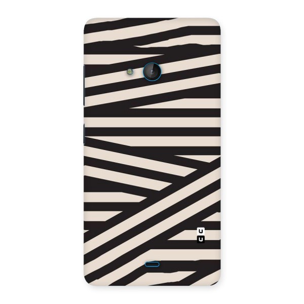 Monochrome Lines Back Case for Lumia 540