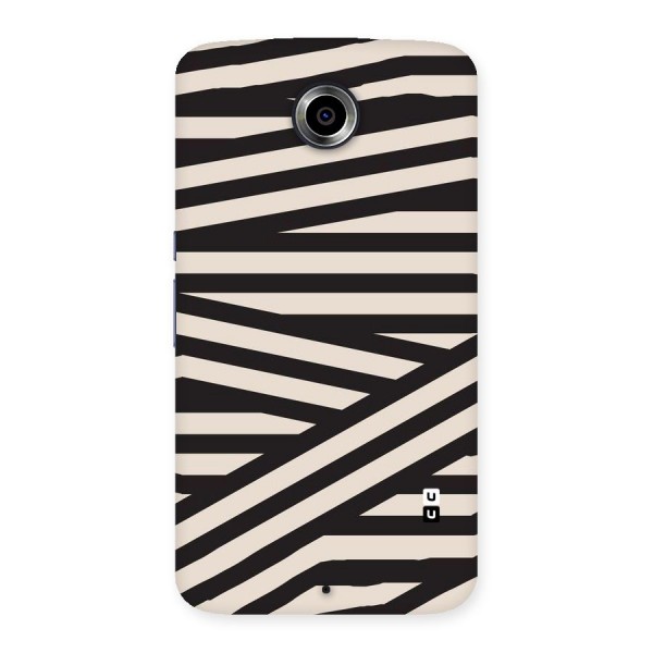 Monochrome Lines Back Case for Nexsus 6