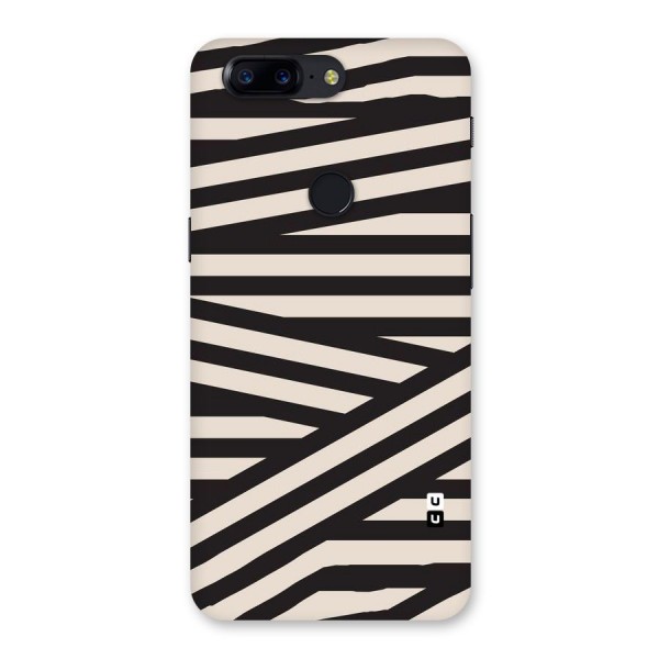 Monochrome Lines Back Case for OnePlus 5T