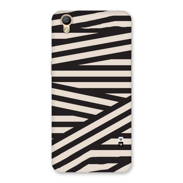 Monochrome Lines Back Case for Oppo A37