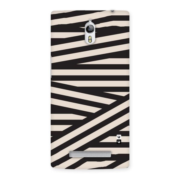 Monochrome Lines Back Case for Oppo Find 7