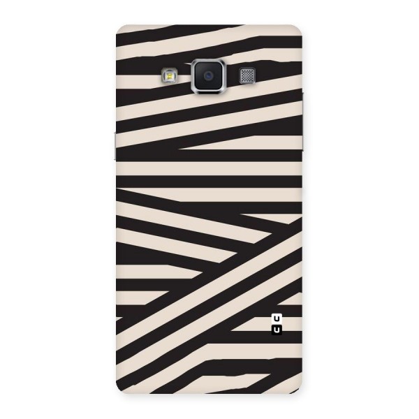 Monochrome Lines Back Case for Samsung Galaxy A5