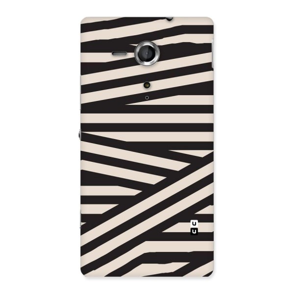 Monochrome Lines Back Case for Sony Xperia SP