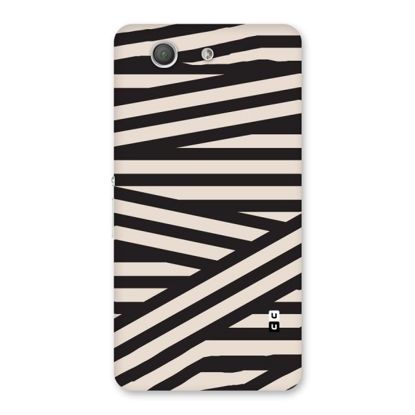 Monochrome Lines Back Case for Xperia Z3 Compact
