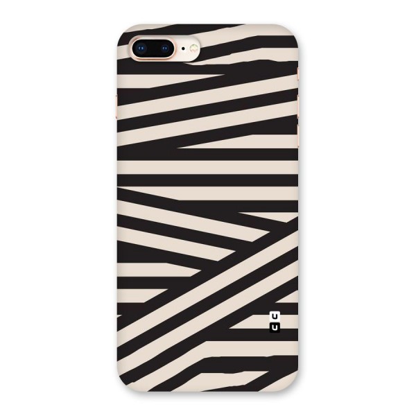 Monochrome Lines Back Case for iPhone 8 Plus