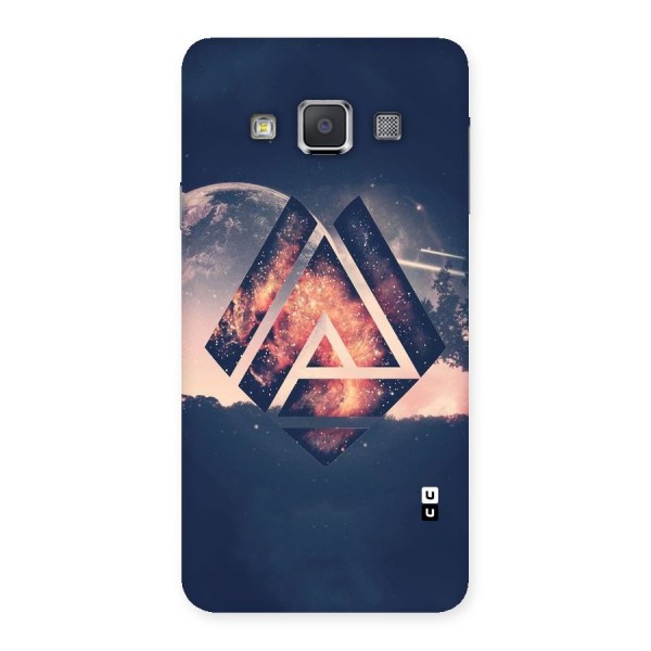 Moon Abstract Back Case for Galaxy A3