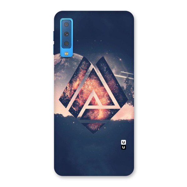 Moon Abstract Back Case for Galaxy A7 (2018)