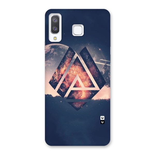 Moon Abstract Back Case for Galaxy A8 Star