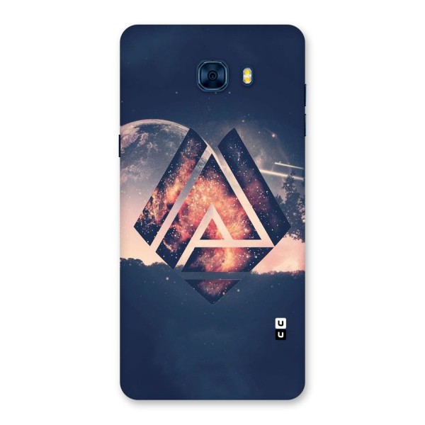 Moon Abstract Back Case for Galaxy C7 Pro