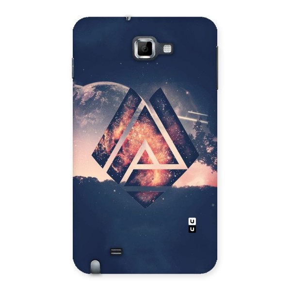 Moon Abstract Back Case for Galaxy Note