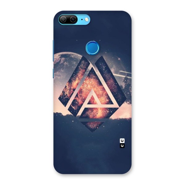 Moon Abstract Back Case for Honor 9 Lite