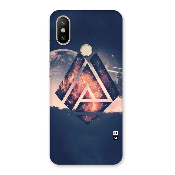 Moon Abstract Back Case for Mi A2