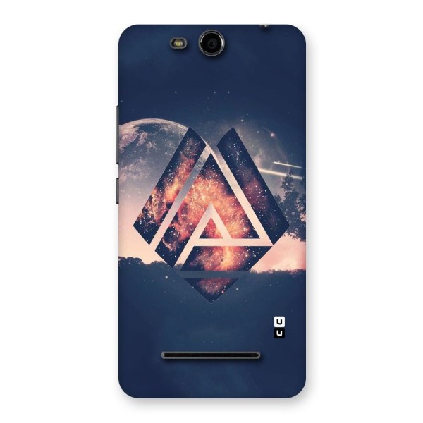 Moon Abstract Back Case for Micromax Canvas Juice 3 Q392
