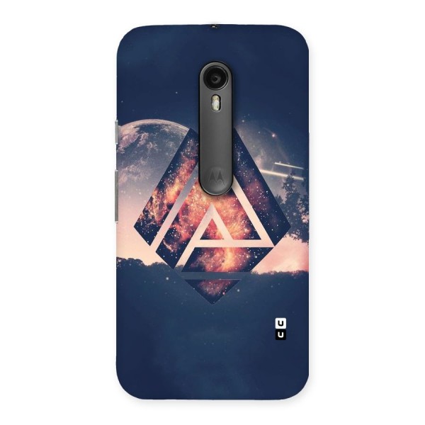 Moon Abstract Back Case for Moto G3