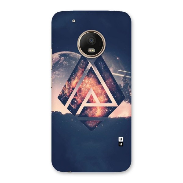 Moon Abstract Back Case for Moto G5 Plus