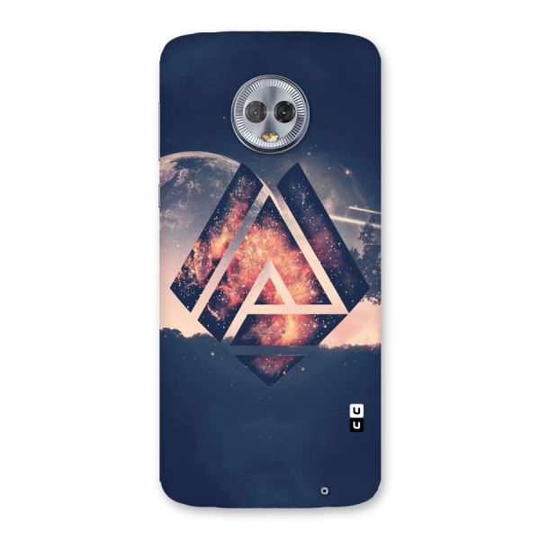 Moon Abstract Back Case for Moto G6 Plus